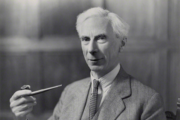Fotografía de Bertrand Russell 