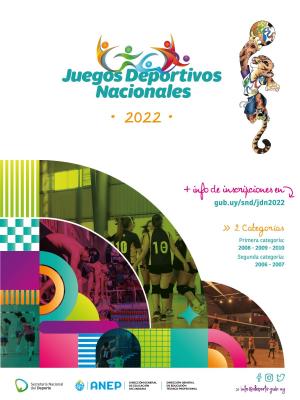 Afiche de los Juegos Deportivos Nacionales 2022.