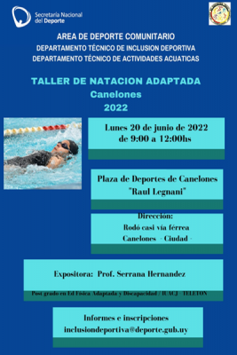 taller natación adaptada