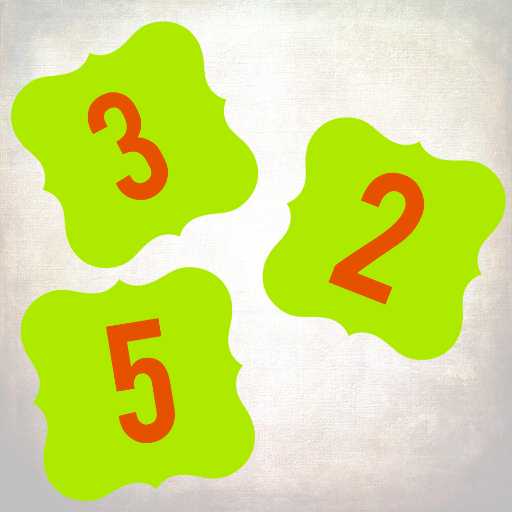 tres cartas con los números dos, tres y cinco