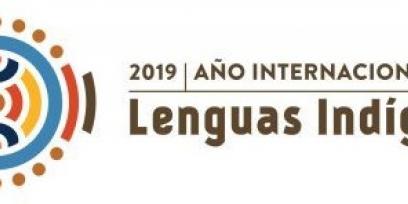 Logo del año internacional, 2019,  de la lengua indígena