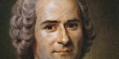 Retrato pintado de Jean Jacques Rousseau