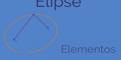 Contiene una imagen de una elipse y dos leyendas "Elipse" y "Elementos".