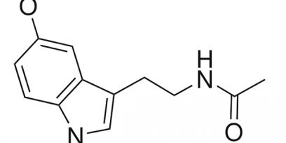 Estructura química de la melatonina