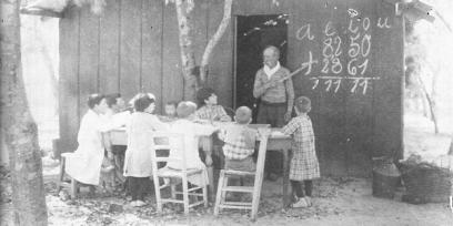Escuela rural 1890