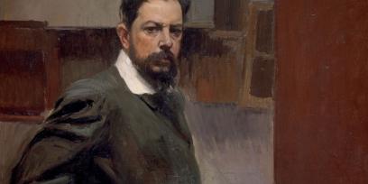Autorretrato es una obra de Joaquín Sororolla y Bastida realizada al óleo sobre lienzo en 1904. 