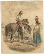 Adolfo D´Hastrel: gaucho y aguatera