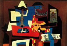 Imagen de la obra Los Tres Músicos de Pablo Picasso