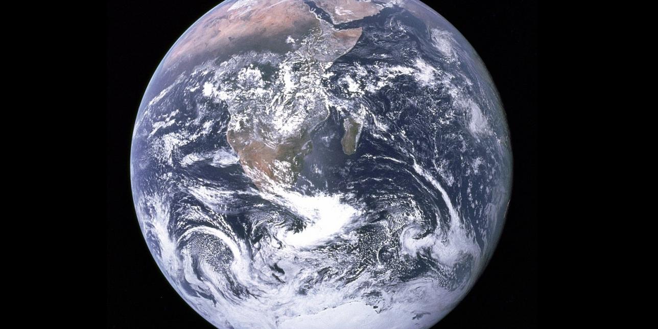 Fotografía de la Tierra desde el espacio