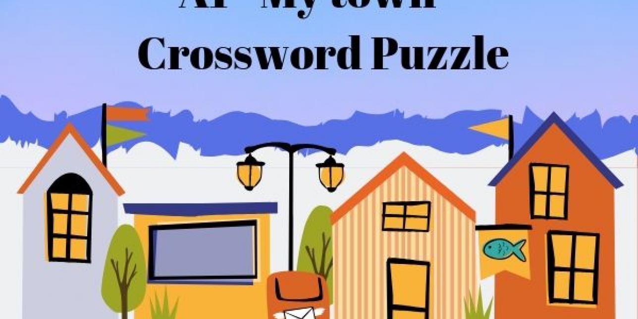 A1 My Town Crossword Puzzle Uruguay Educa