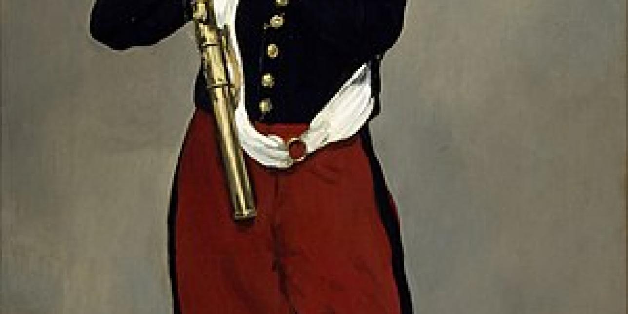 Pintura de Edouard Manet: "El pífano"