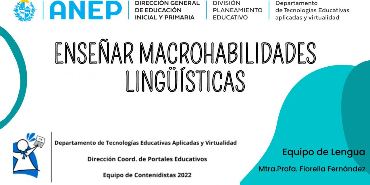Presentación: Enseñar Macrohabilidades lingüísticas