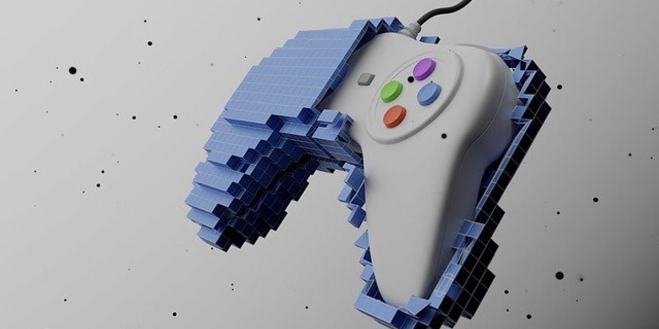 imagen que muestra un control utilizado para videojuegos