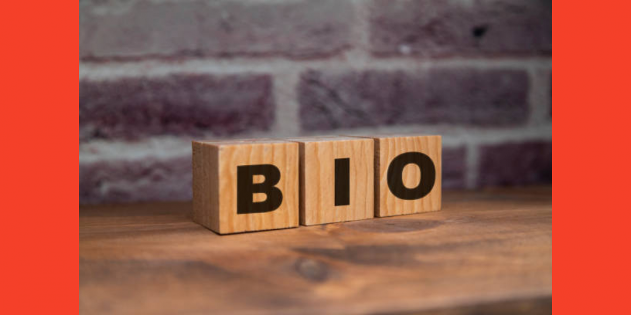 Imagen que muestra el prefijo "bio" conformado por tres cubos de madera que contienen una letra cada uno: "b", "i", "o".