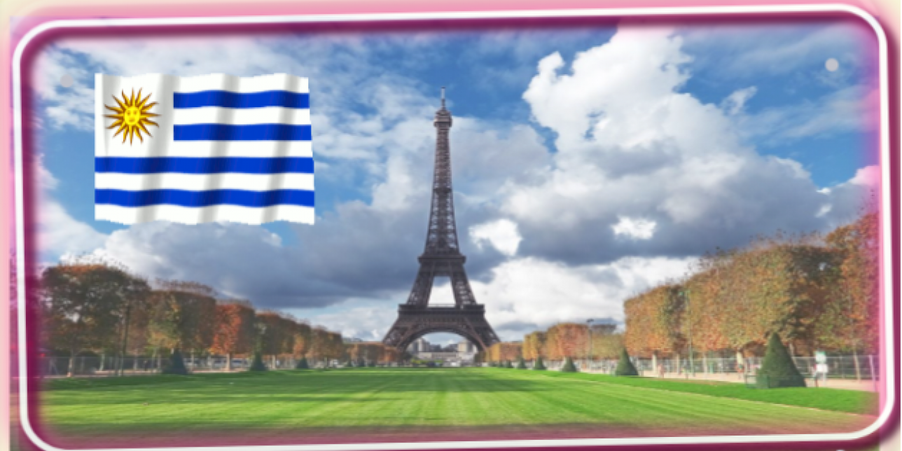 Bandera de uruguay en los JJOO de París 2024