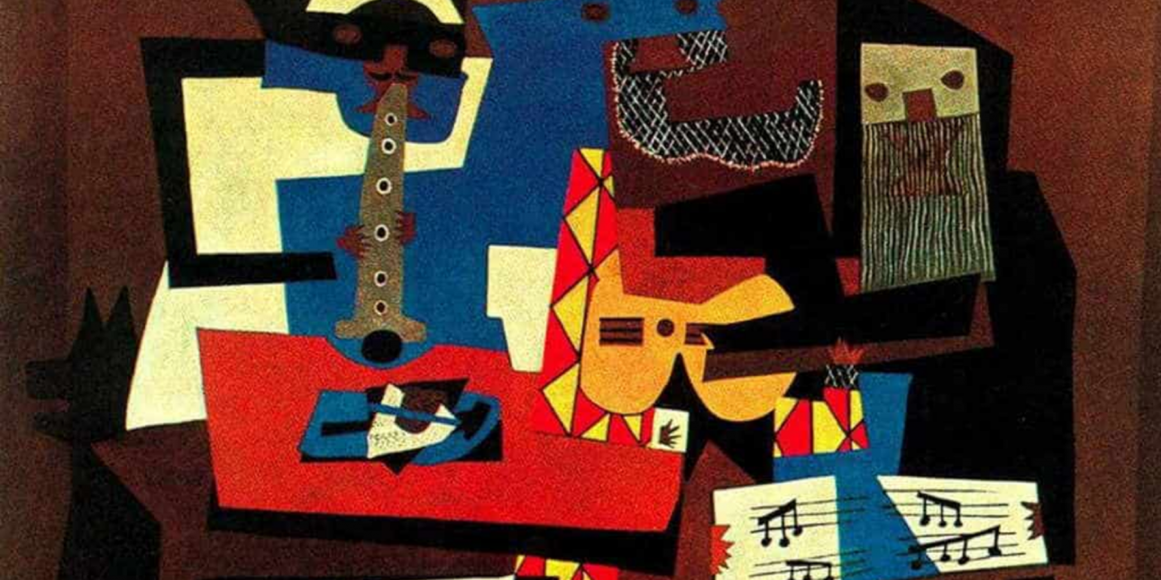 Imagen de la obra Los Tres Músicos de Pablo Picasso