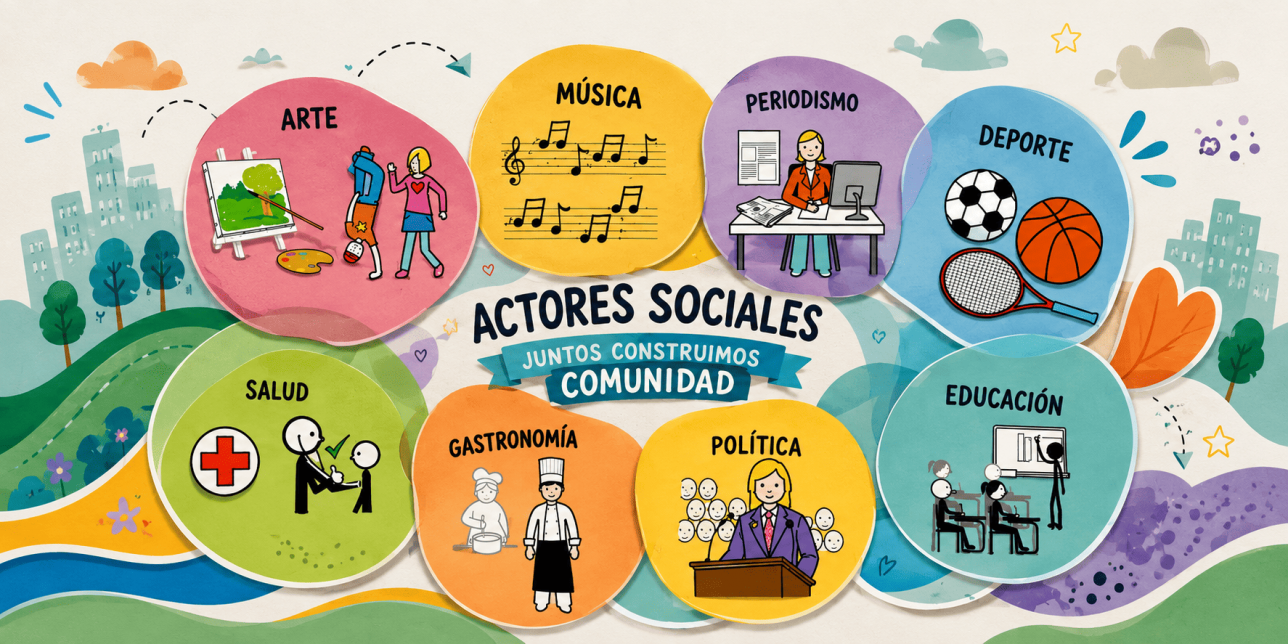 Actores sociales en la construcción de comunidad 