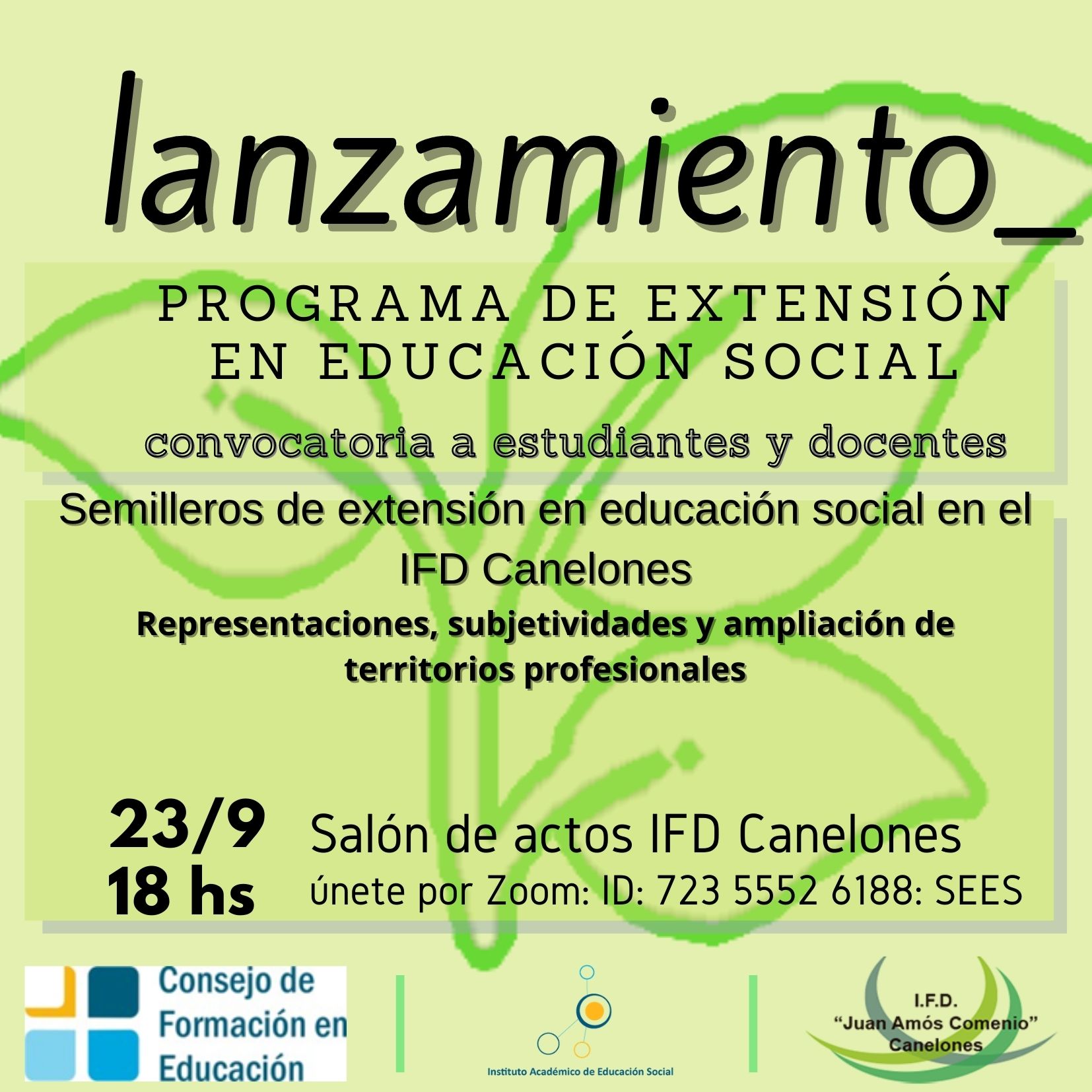 Lanzamiento del Programa de Extensión en Educación Social