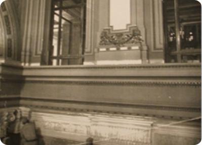 Trabajos de decoración en espacios interiores del Palacio
