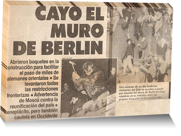 Cay&oacute; el muro de Berl&iacute;n