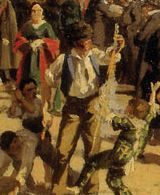 Fragmento de Jura de la Constitución de Juan Manuel Blanes