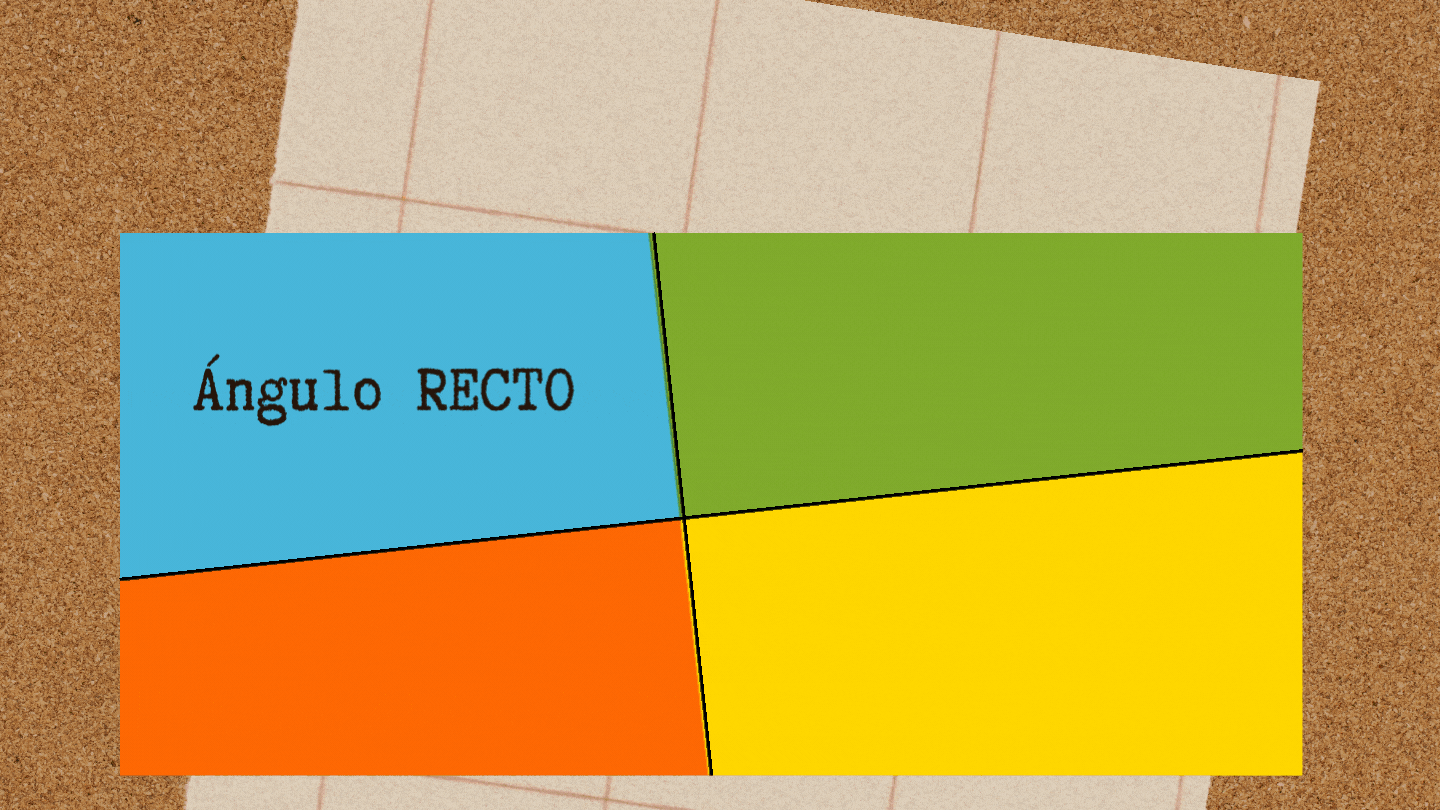rectas perpendiculares determinan cuatro ángulos rectos
