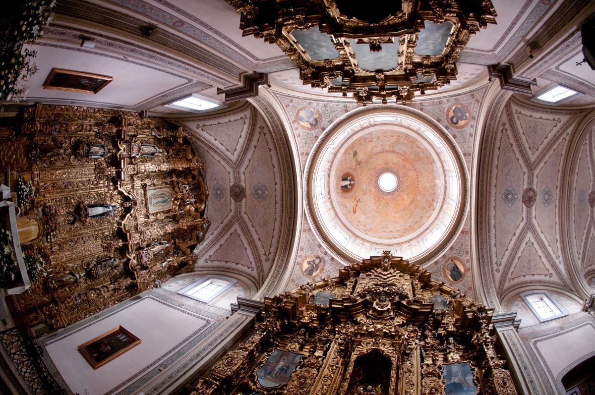 Templo de Santa Rosa de Lima (de las Rosas) en Morelia, Michoacán