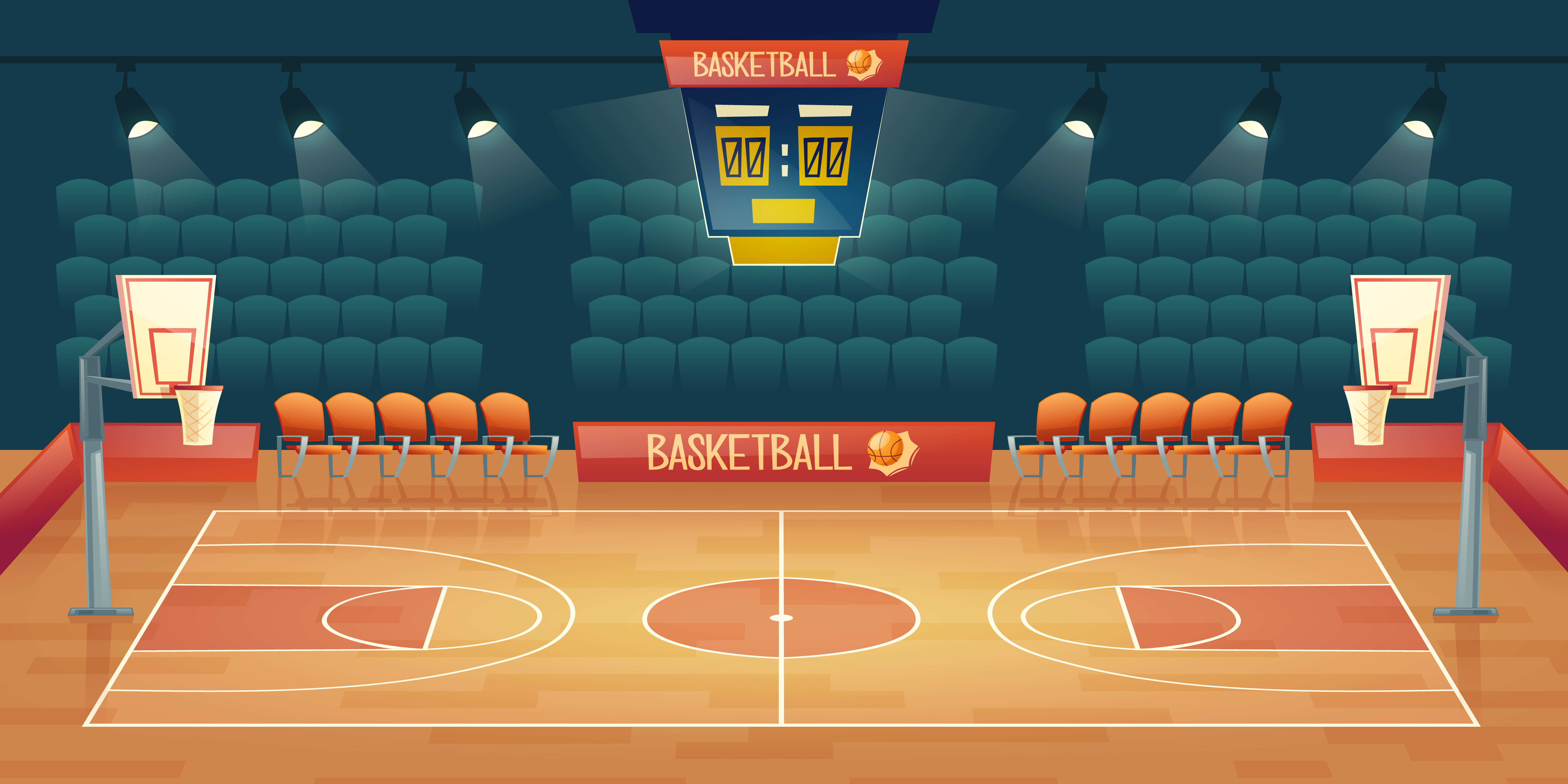 CANCHA DE BÁSQUETBOL