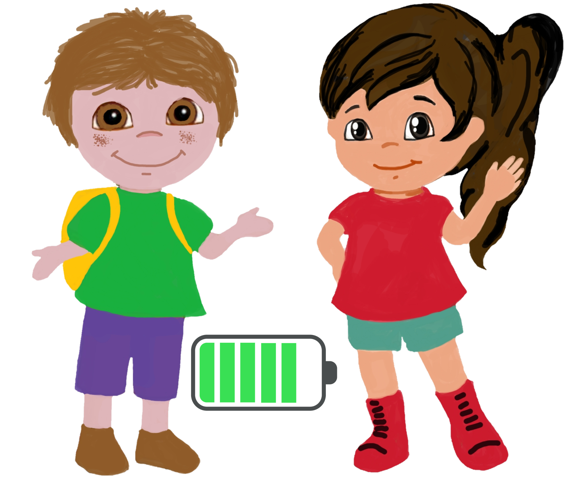 Niños con energía