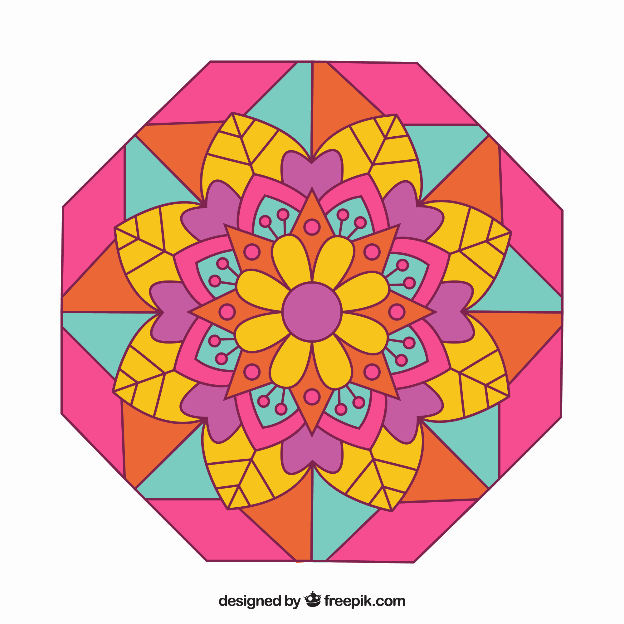 Mandala a color 1