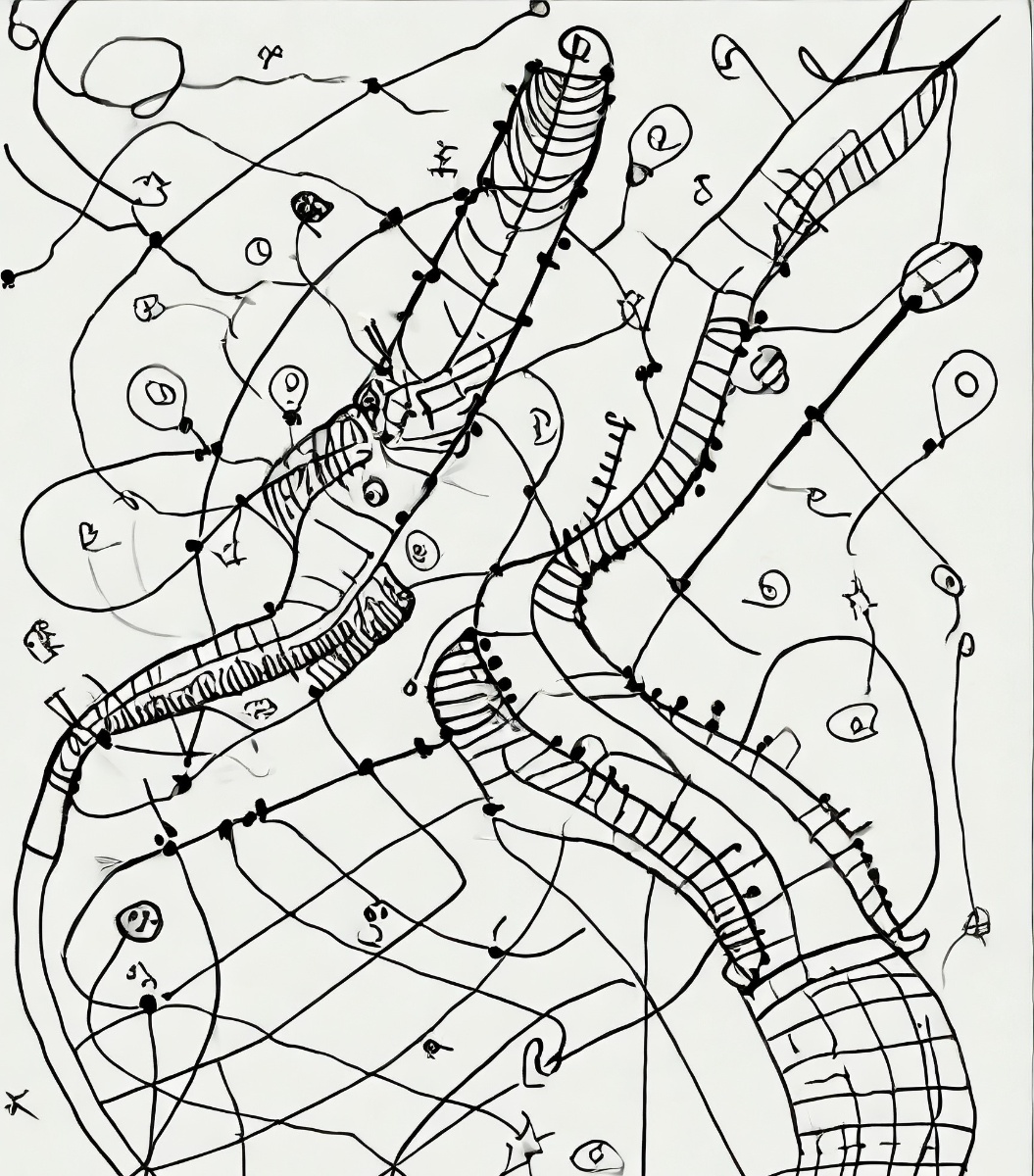 Representación artística de complemento directo.