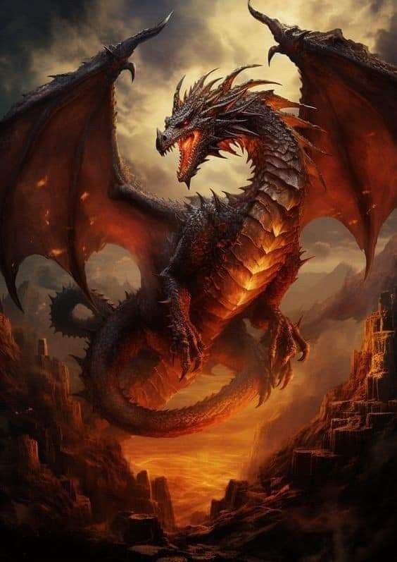 Ilustración de dragón