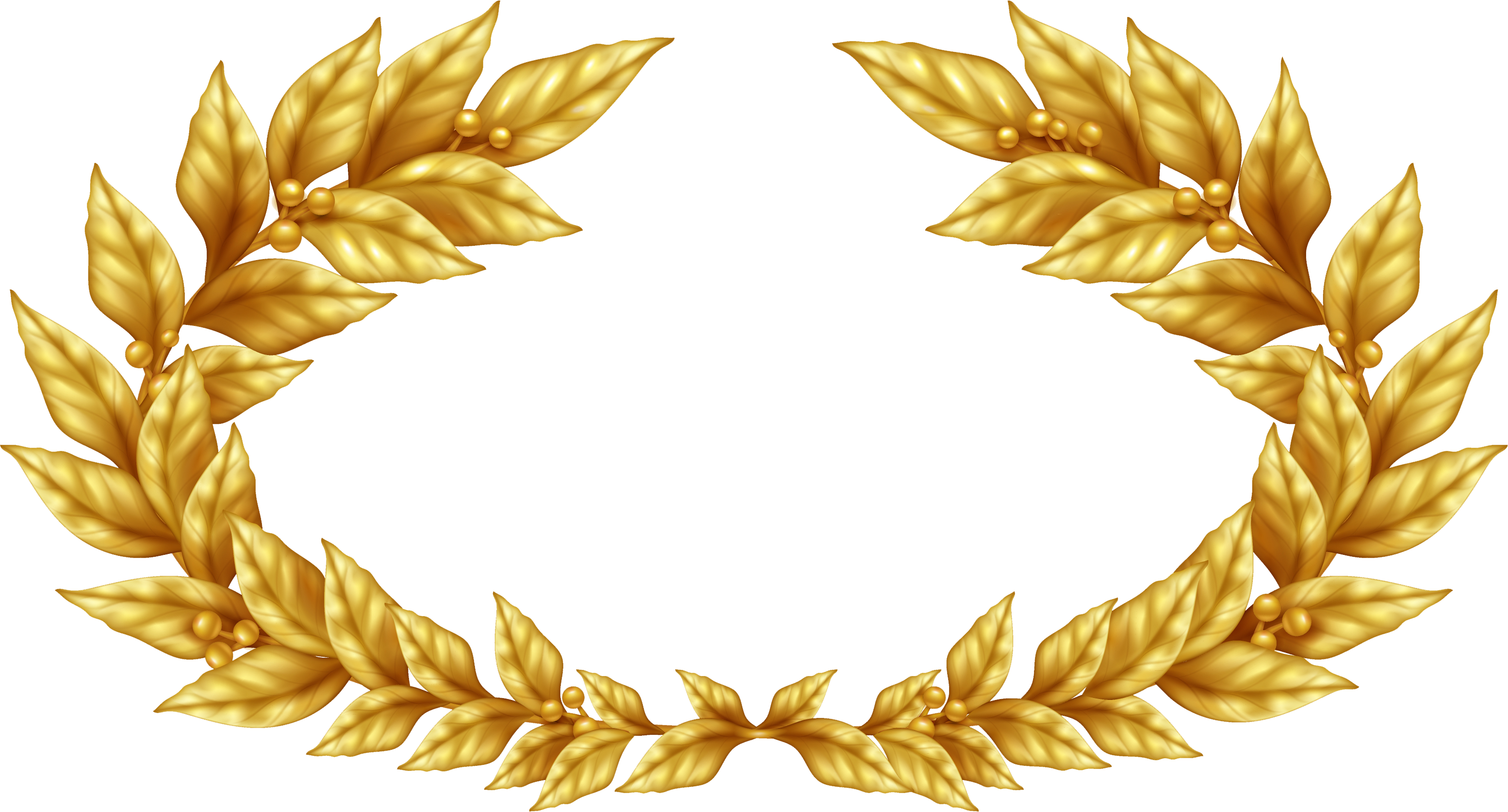 Corona de espigas de oro