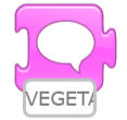 Mensaje "Vegetal" en Scratch Jr.