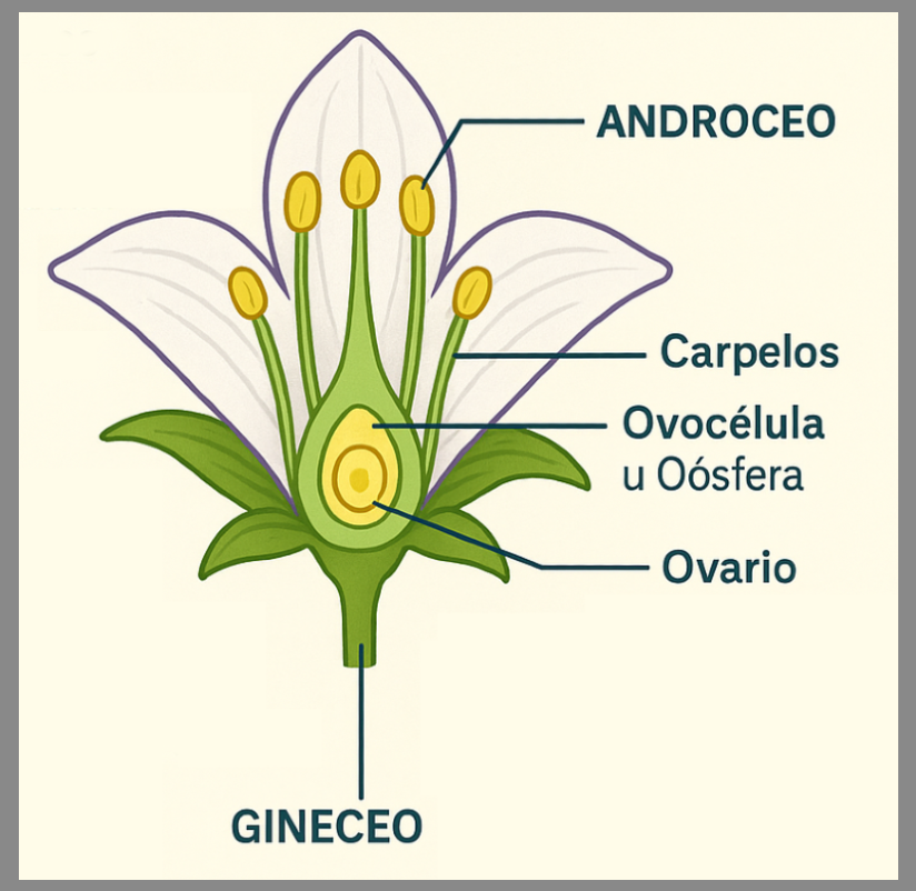 Partes de la flor