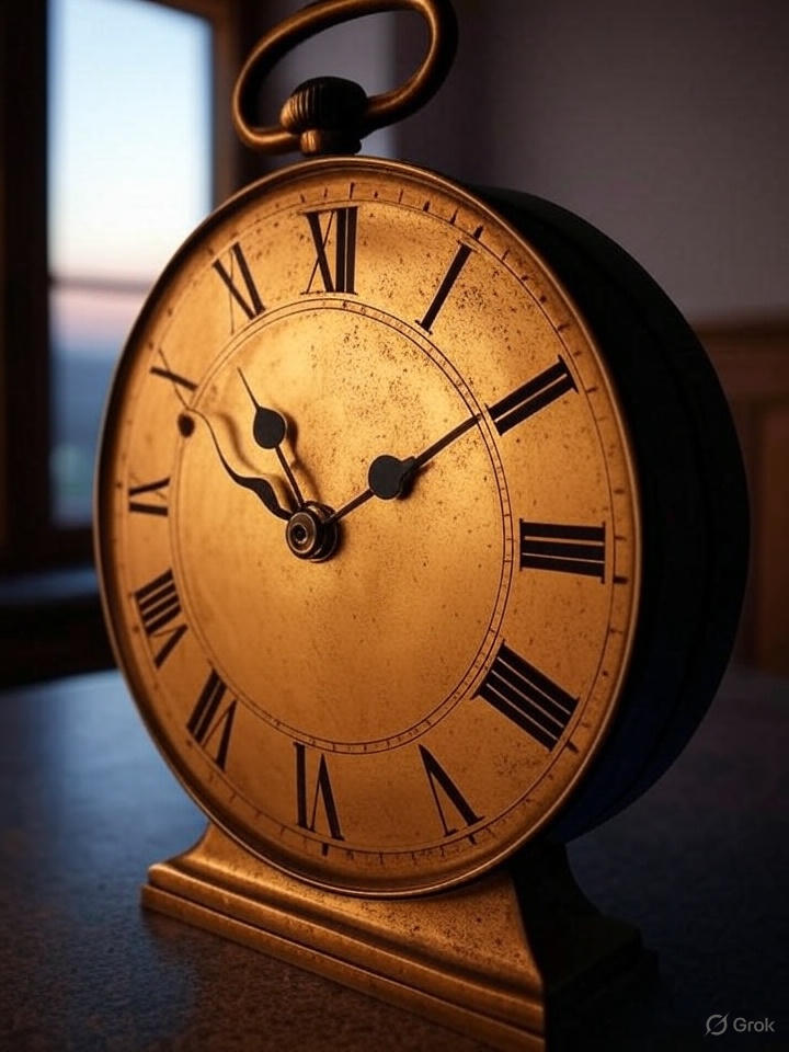 Reloj antiguo circular