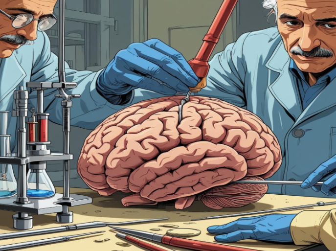 Disección de cerebro