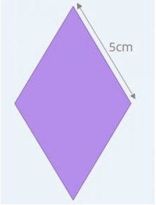 Rombo de 5cm de lado