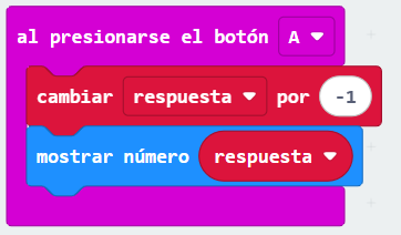 Presionar A