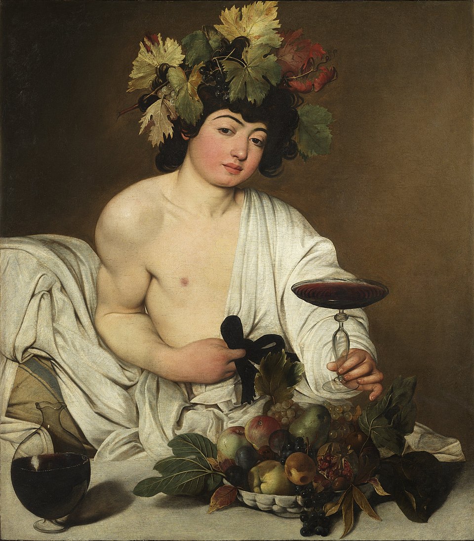 Obra de Caravaggio. Iluminación difusa, uso de colores vibrantes