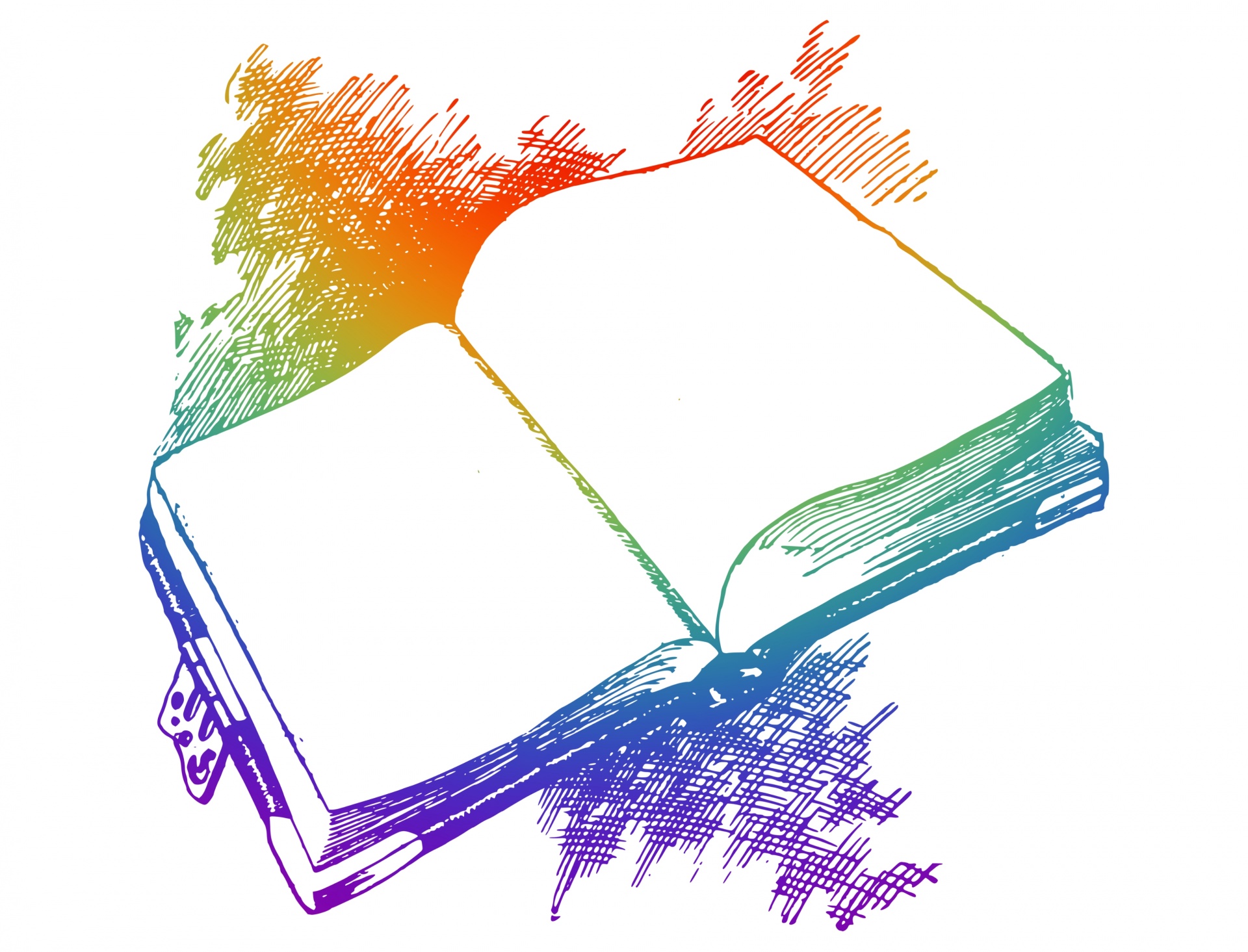 Ilustración libro abierto