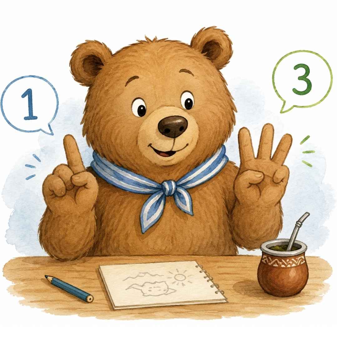 Oso contando