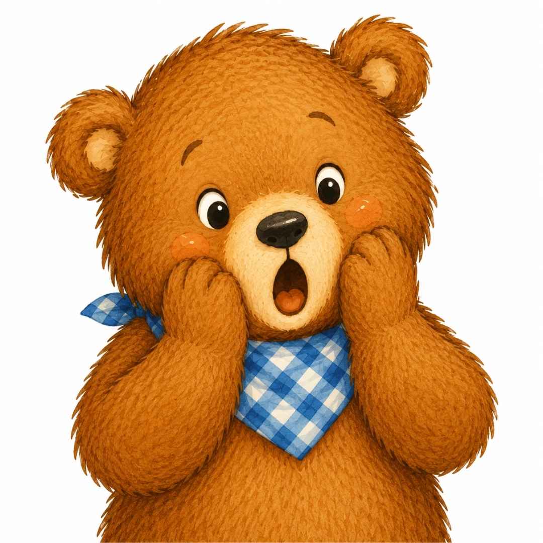 Oso sorprendido