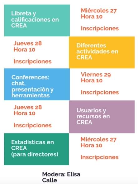 “Sacate las dudas”, un espacio de consulta e intercambio sobre CREA