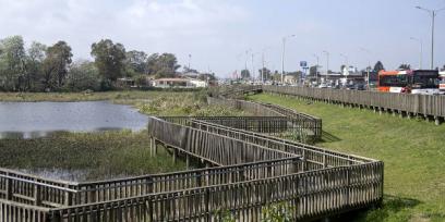 puente madera Ciudad de la Costa