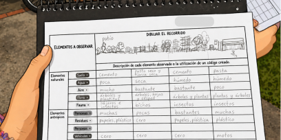Registro de la transecta