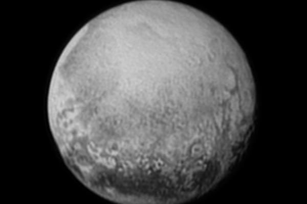 Plutón tal como se vio desde New Horizons el 11 de julio de 2015. Crédito: NASA/JHUAPL/SWRI