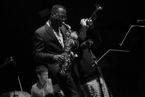 Músicos de jazz en la edición 18 del Festival Internacional de Jazz de Punta del Este.