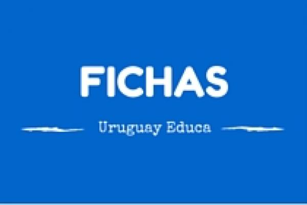 Logo que dice "Fichas Uruguay Educa"