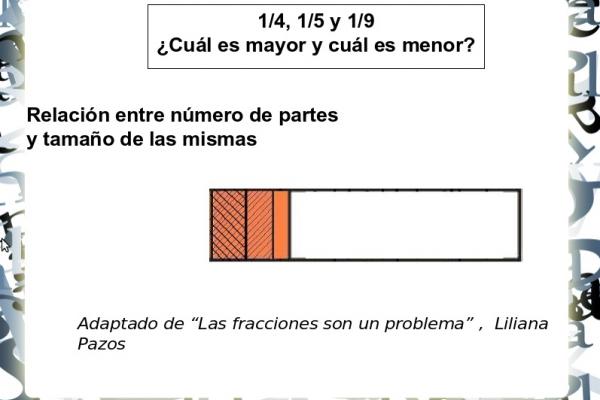 Primera diapositiva de la presentación sobre números racionales.